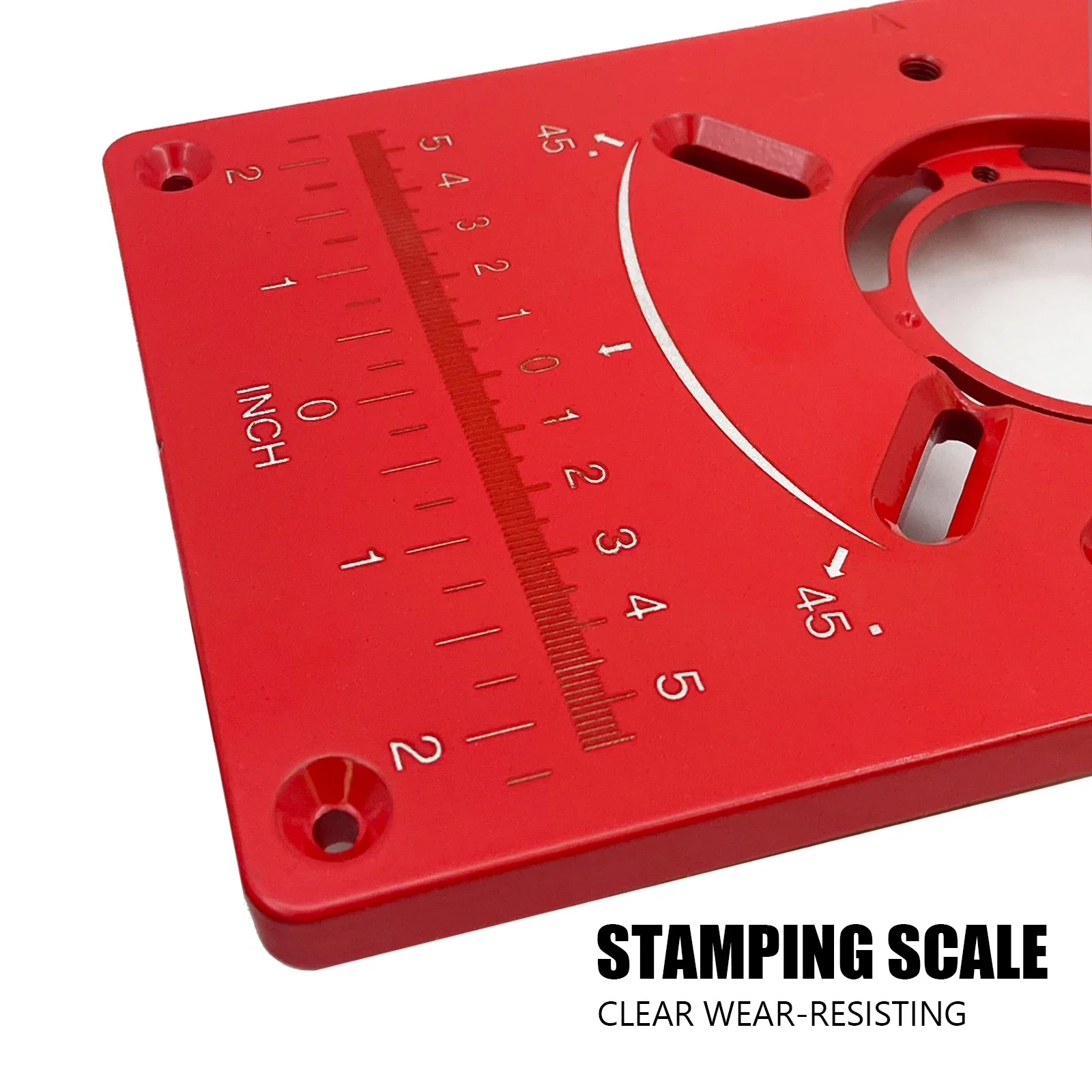 Carpinte Router Table Insert Plate Woodworking Benches Aluminium Wood Trimmer Models Engraving Milling Machine With Rings woodworking bench woodworking workbench router insert plate router plate