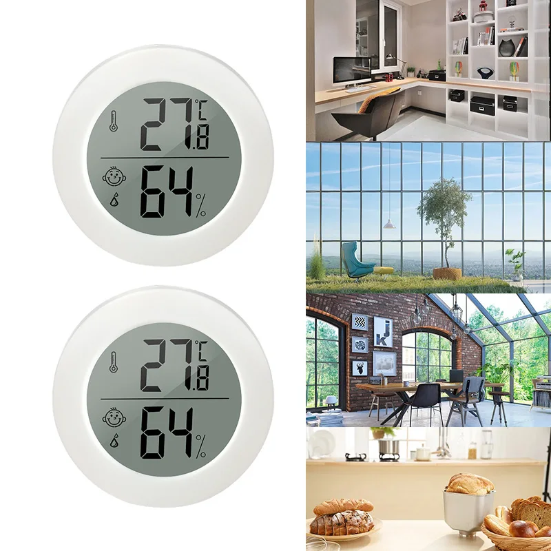 

Digital LCD Thermometer Hygrometer Indoor For Baby Room High Precision Room Thermometer -50 ℃~+70 ℃ Measuring Tool