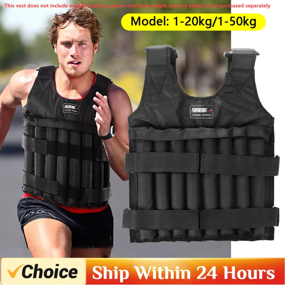 Giubbotto Zavorrato Regolabile Fino A 20kg - Per Corsa, Allenamento E Dimagrimento - Foto 8