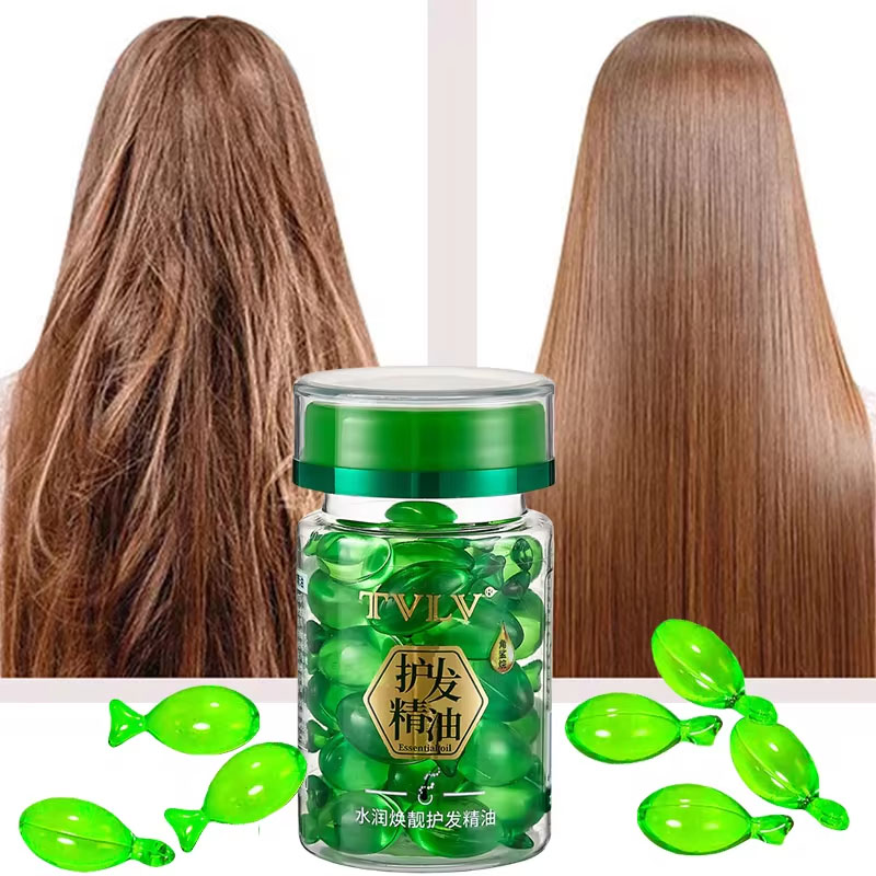 Magic Hair Capsules Keratin Fast Restore Frizzy Hair Silky Moisturizing Hair Oil Smoothing Nourishing Hair Care Essence Products