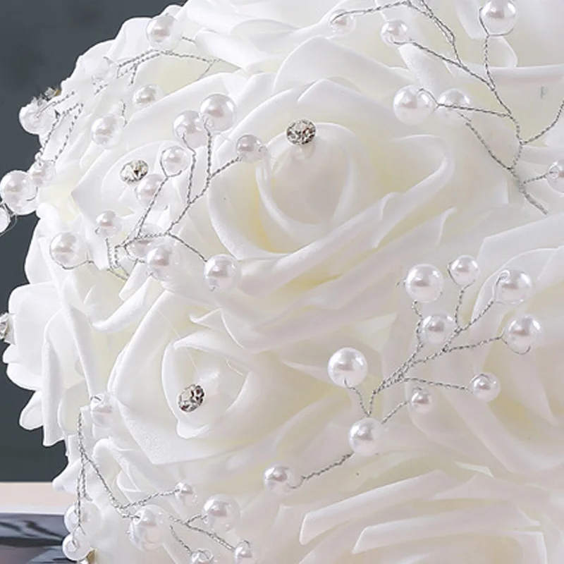 A bouquet of roses a warm bouquet for the bride and groom suitable for wedding engagement home decoration wedding bouquets,artificial rose flowers,wedding flower decoration