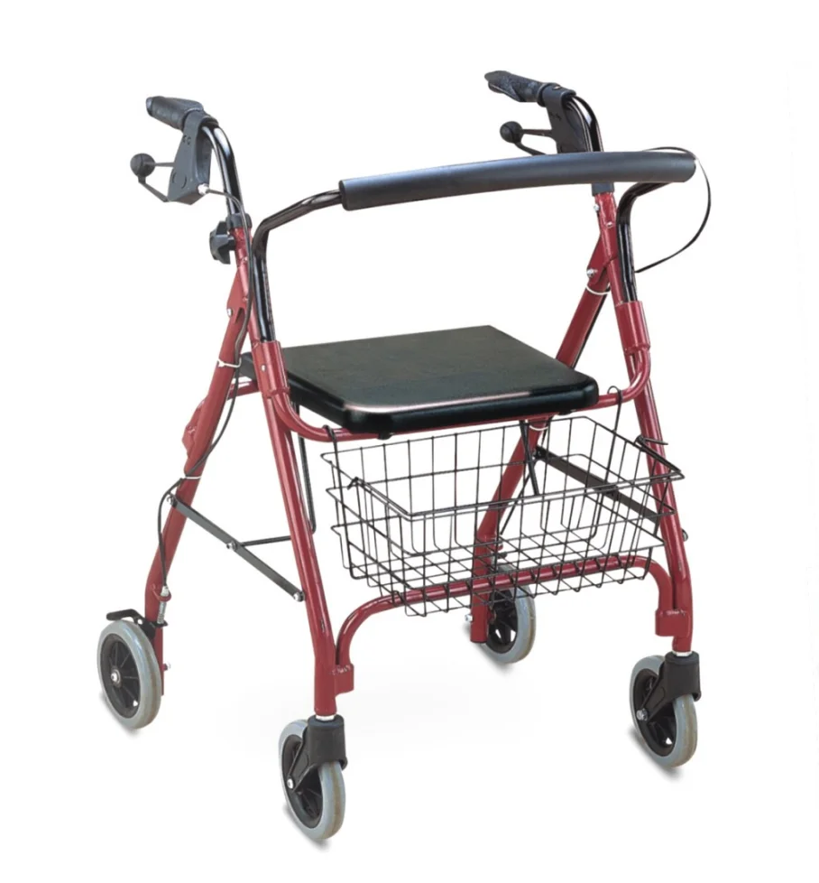 Prezzo Economico Terapia Riabilitativa Deambulatore Deambulatore Leggero In Alluminio Deambulatore Deambulatore Pieghevole Con Cestino Del Sedile Per 