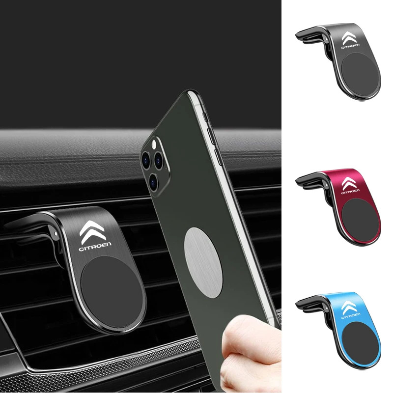 Sleek Metal Magnetic Car Phone Holder - Premium Car Styling Accessory