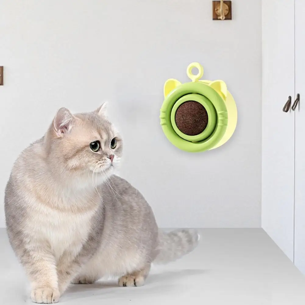

Natural Cat Toys for Oral Health Catnip Ball Toys Self-adhesive Teeth-cleaning Treats for Healthy Digestion for Cats for Oral