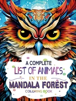 1pc Mandala Forest Art Coloring Book Original Upgraded Paper Thickened 22 Pages Coloring Books Gift For Holiday Birthday 1