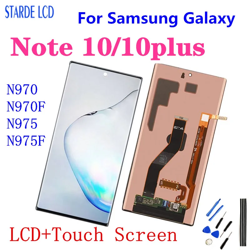 

Super Original For Samsung Galaxy N10 note 10 N970 N970F Note 10Plus N975 N975F LCD Display Touch Screen Digitizer Assembly