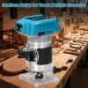 600W Wood Router Wood Trimmer Machine Electric Hand Trimmer 6 Speeds Carpentry Tool Woodworking Trimming Grooving Carving Tools 1