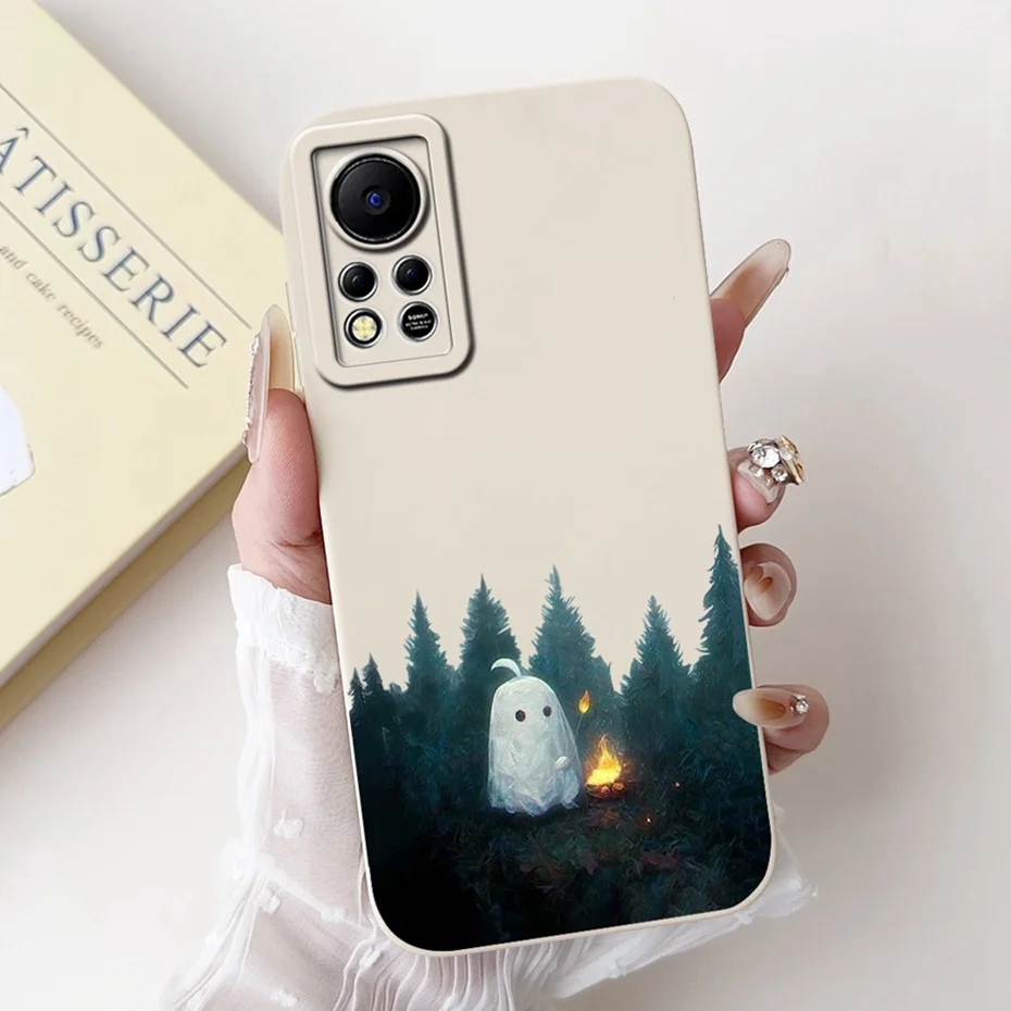 Cartoon Candy Color Silicone Phone Case with Lens Protection