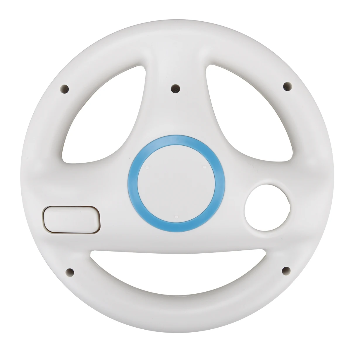 Steering Wheel For Nintendo Wii Remote Controller Mario Kart Racing Games Black White Racing Wheel Plastic Innovative Exciting