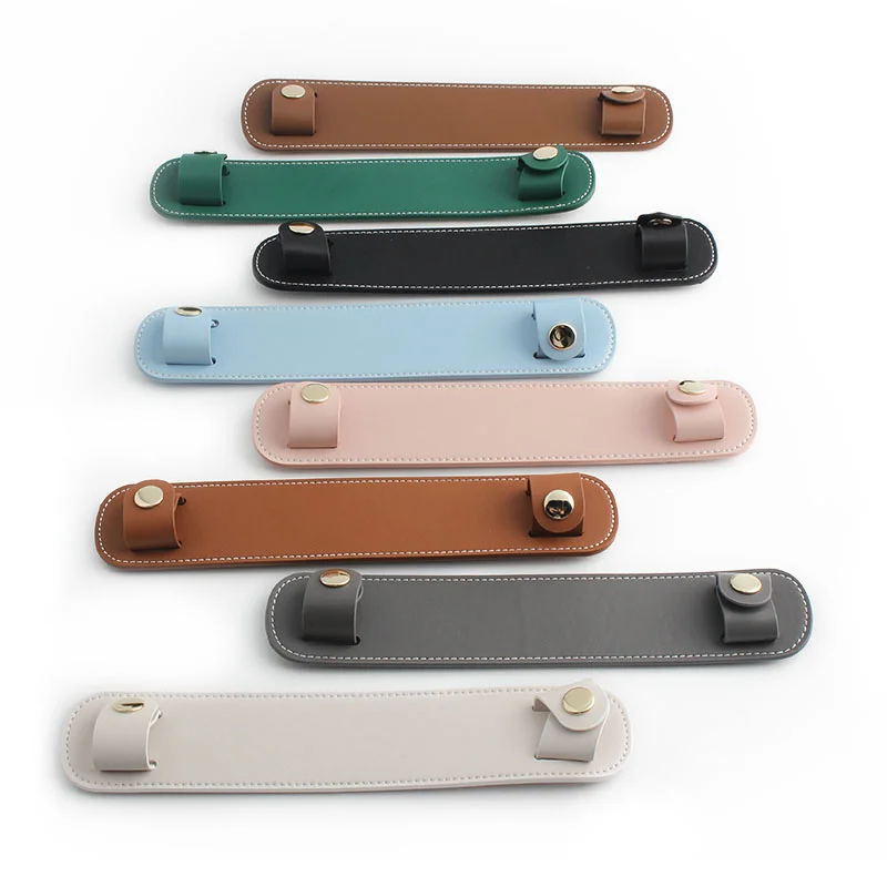 PU Bag Strap Decompression Shoulder Pads Handle Fixing Clip Bag Accessories Wide Leather Bag Strap Shoulder Rest Shoulder Handle