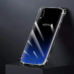Custodia per telefono in silicone trasparente premium morbido con protezione antiurto e sicurezza migliorata per la fotocamera