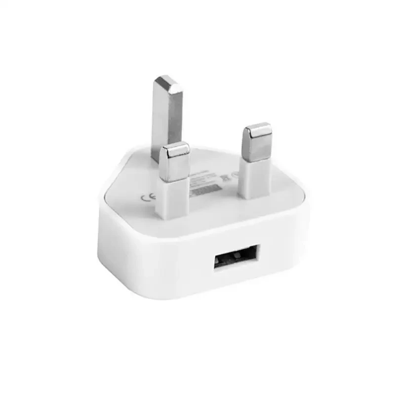 UK Plug 3 Pin Wall Charger Adapter With 1/2/3 USB Ports Travel Adapters Converter For IOS Samsung Huawei Charging Charger