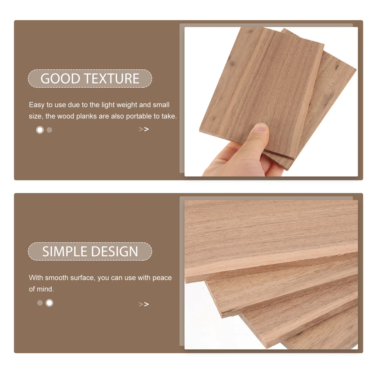 6 pcs Replacement Wood Panels Wood Planks Textured Wooden Boards for DIY  Garden Bench - AliExpress