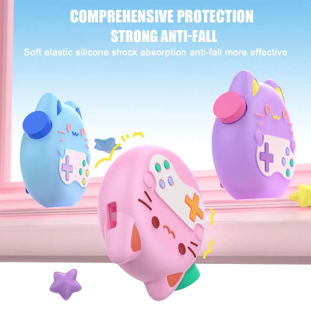 Silicone Liquid Soft Shockproof Cover For Handheld Games Console