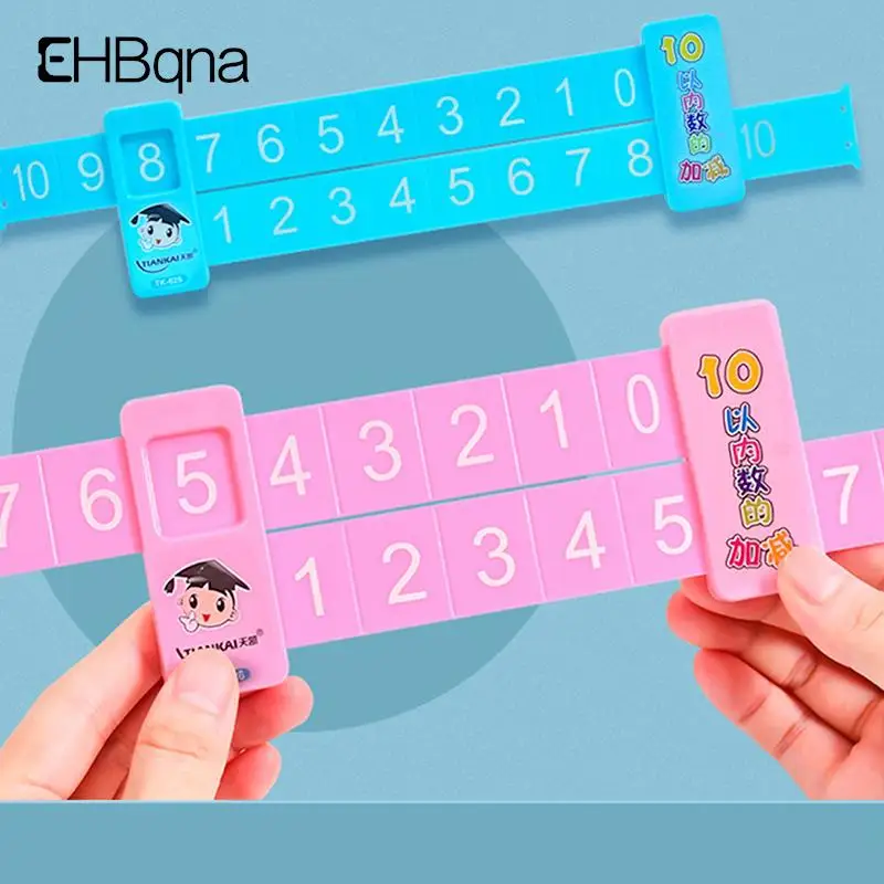 

Kids Preschool Math Learning Toys Mathematics Montessori Teaching Addition Ruler Toy Games for Children Student