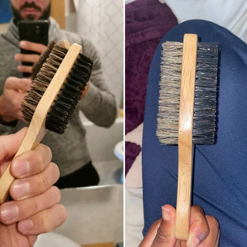 Men's Grooming & Styling Natural Beard Brush