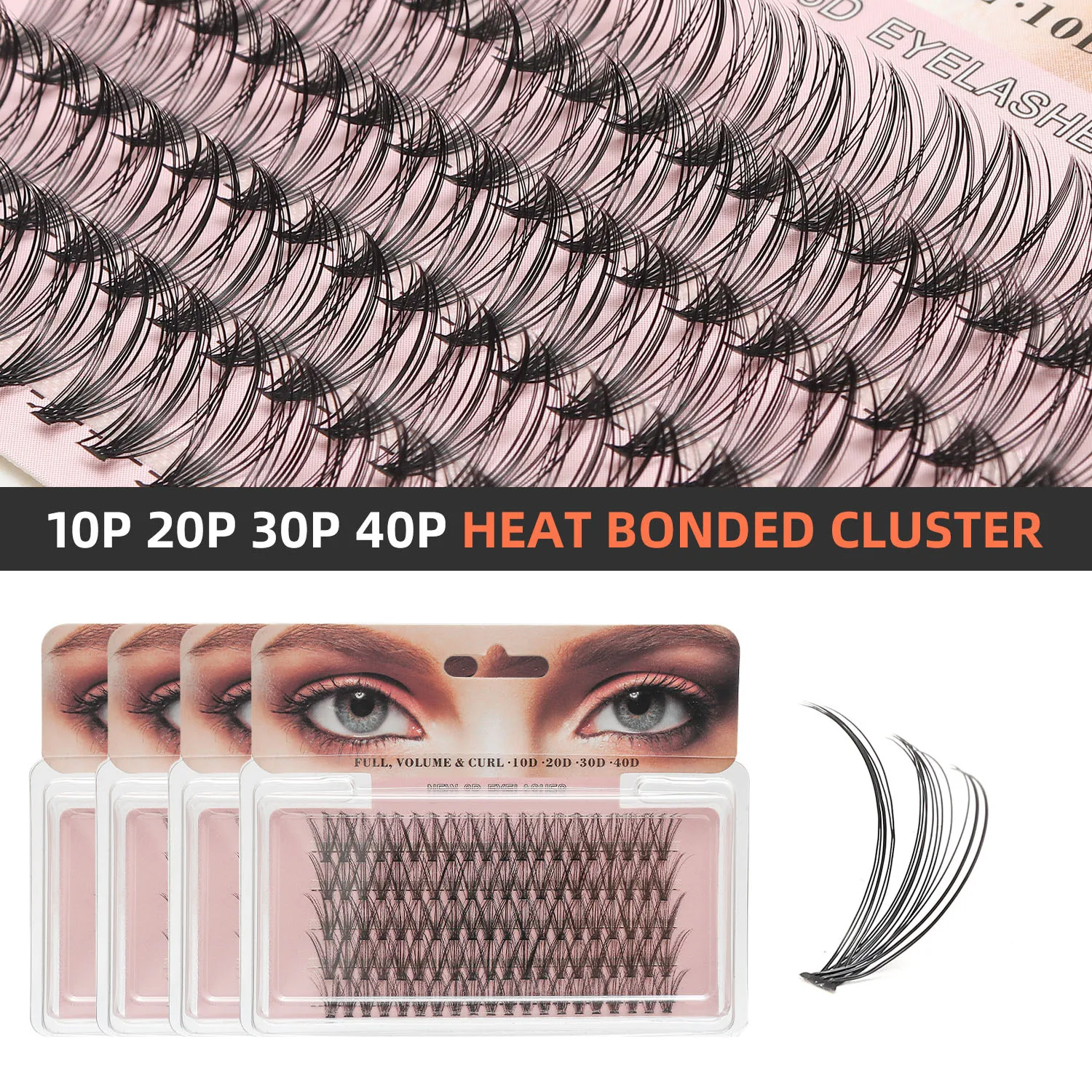 

High quality 120 knots 10D/20D Black 8/10/12/14/16mm Mink Eyelash Extension Artificial Eyelash Fake False Eye Lash Eyelashes