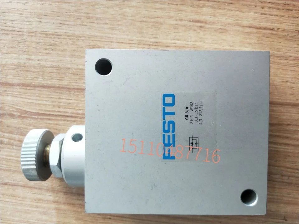 

Festo FESTO GR-3/4 Single Throttle Valve 2103 Genuine In Stock