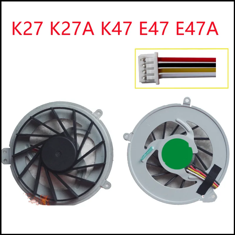 Новый кулер для охлаждения процессора ноутбука Lenovo K27 K27A K47 E47 E47A