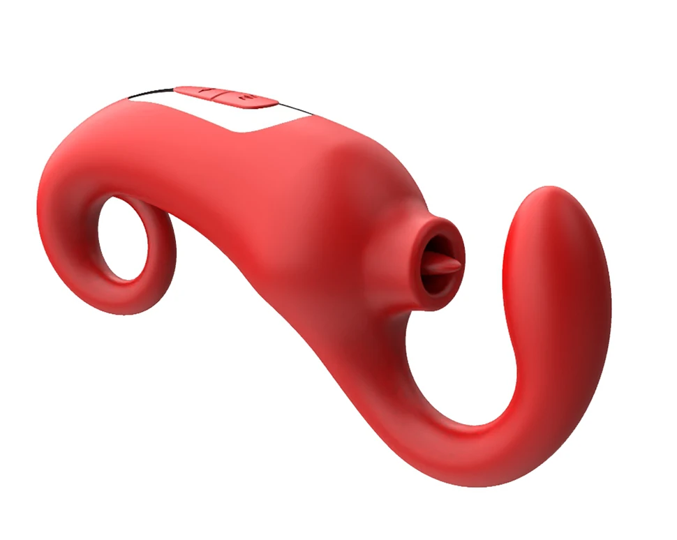 Clitoral Vibrator with Tongue Beat Stimulation