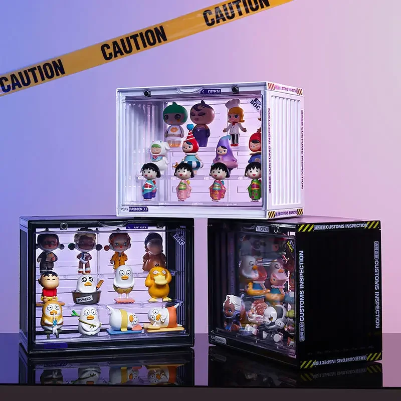 

Storage Container Acrylic Upgrade Box Display For Doll Blind Model Stand Figures Transparent Cabinet Dust-proof Pop-mart