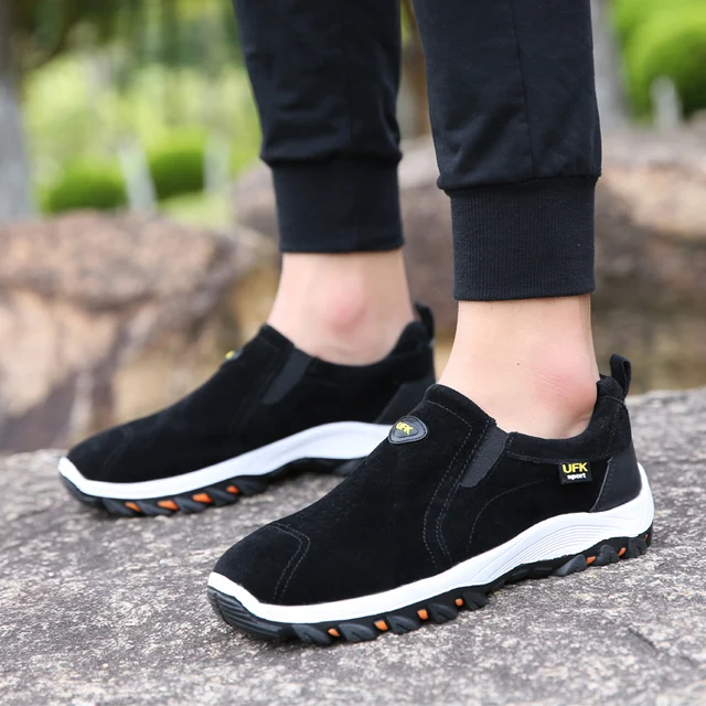 2023 New Outdoor Hiking Camping Light Running Jogging Casual Sports Men's Shoes Non-slip Loafers Hiking Shoes Large Size 38-50 2