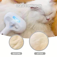 Pet Spray Hair Comb Pet Hair Remover Cleaning Brush Cats Grooming Dog Accessories Tools Dematting Water Mist Humidifier Comb 2
