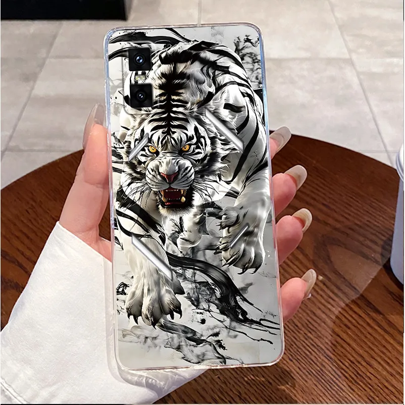 Clear Silicone Cute Love Rabbit Cartoon Luxury Phone Case Cover