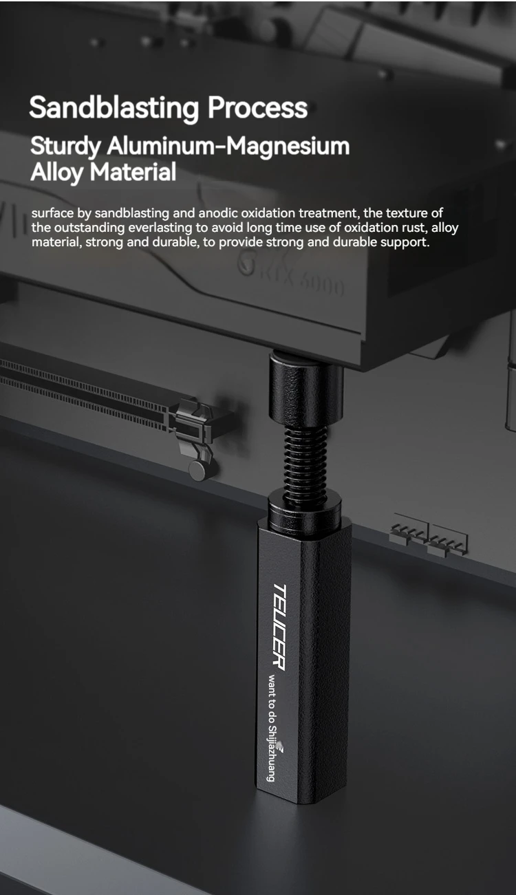 VC-18 Graphics Card Holder GPU Support Adjustable Telescopic Rotary Screw Video
