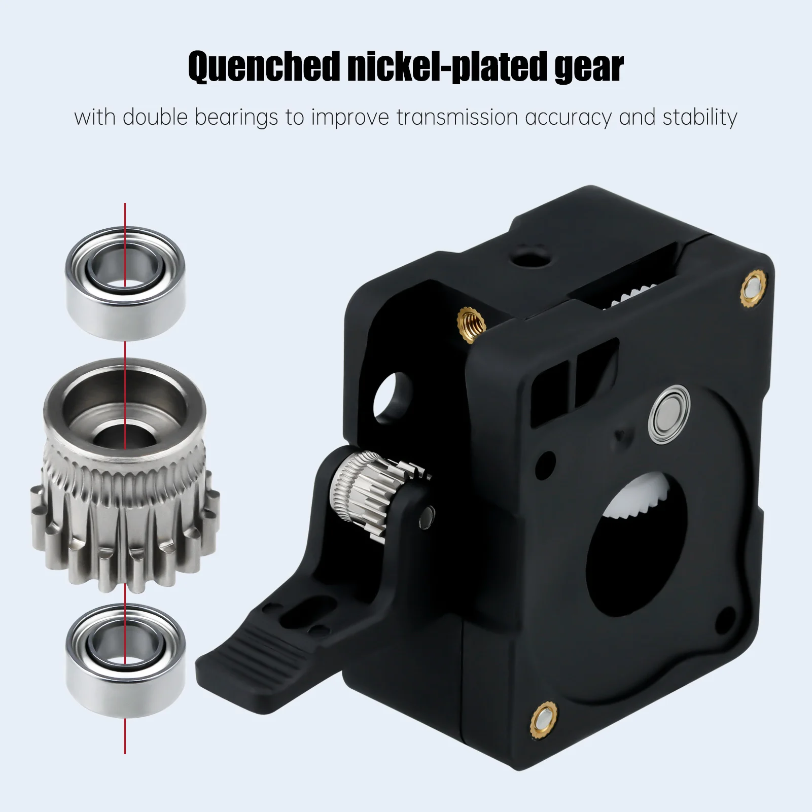 mini dde dupla unidade extrusora de engrenagem compatível com ender ender pro ender ender pro kelier nema motor
