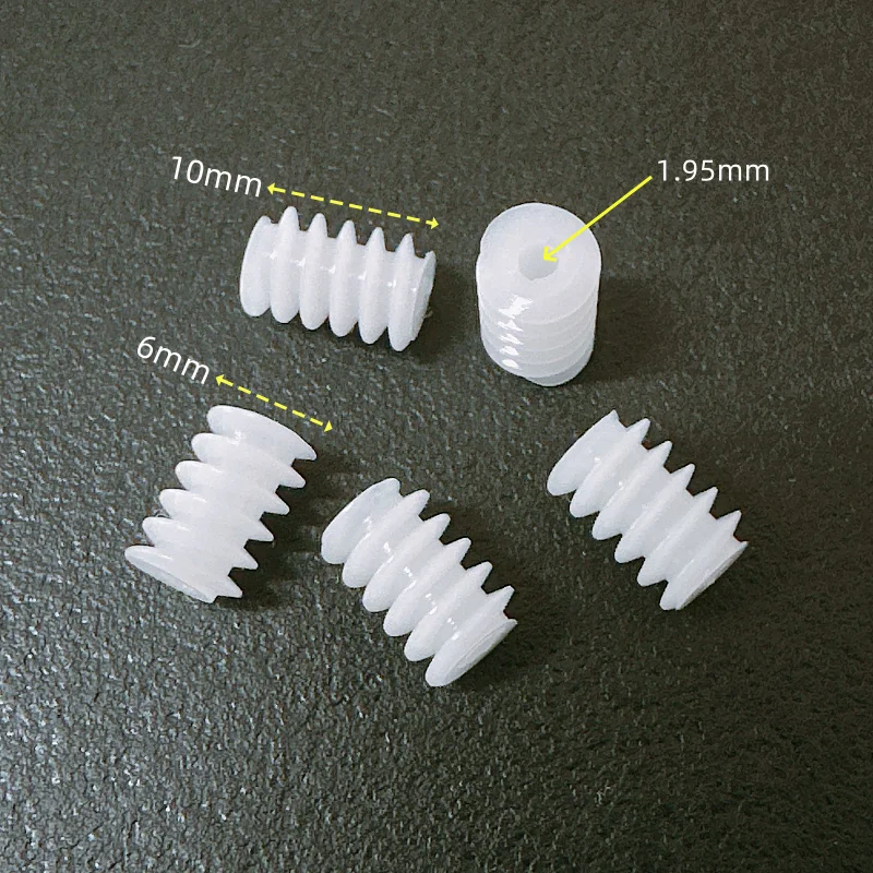10PCS/LOT 0.5M 1.95mm Plastic worm gear toy accessories remote control car accessories