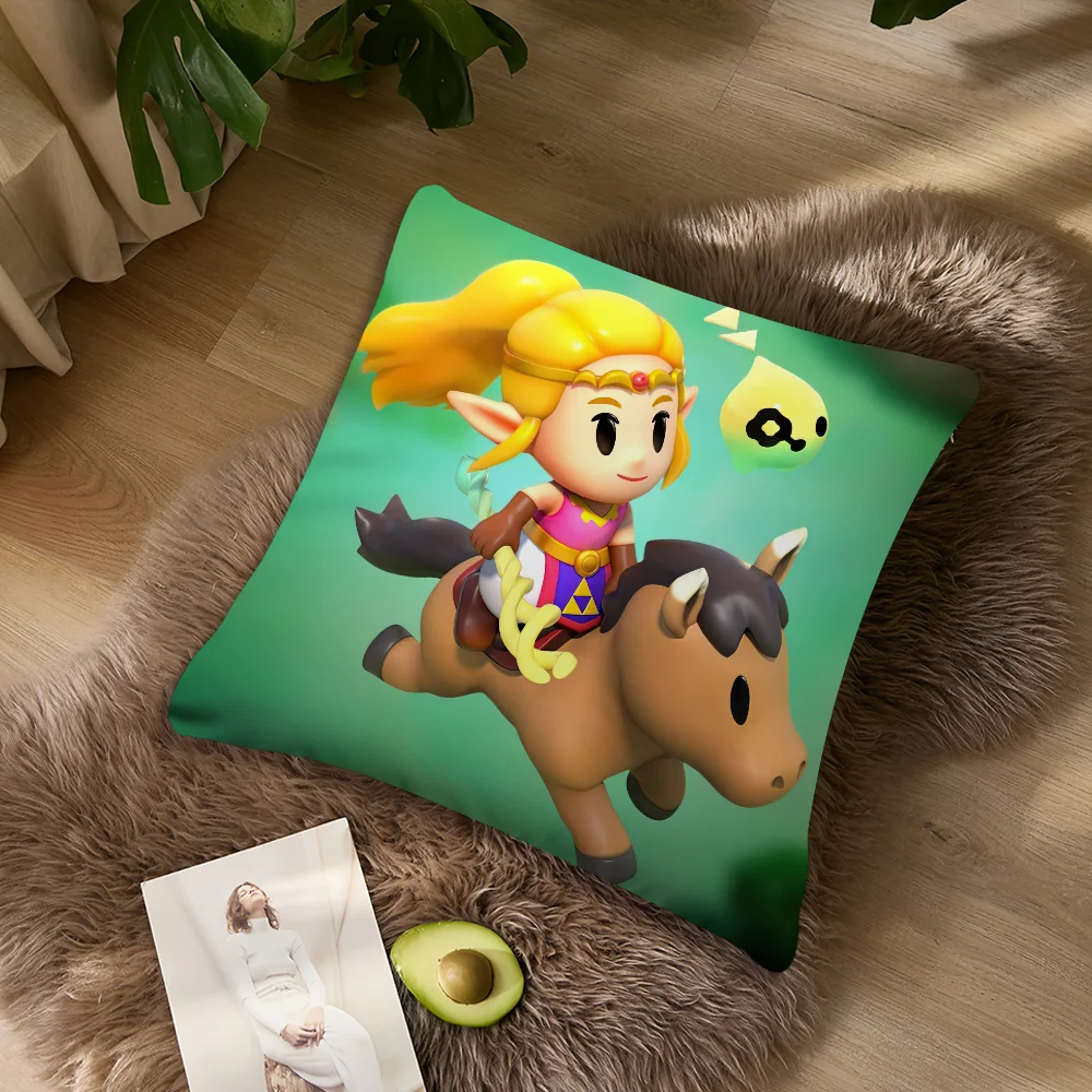 Game The Z-Zeldaa Kissenbezug für Wohnzimmer, Couch-Rückenstütze, quadratisch, für entspannende Nickerchen ﻿ – Detail 7
