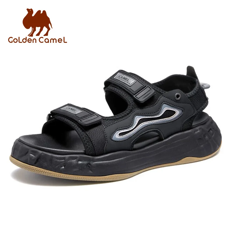 

GOLDEN CAMEL Men's Shoes Summer Sandals Fashion Casual Beach Shoes for Men Thick-soled Sports Sandal Breathable Lightweight
