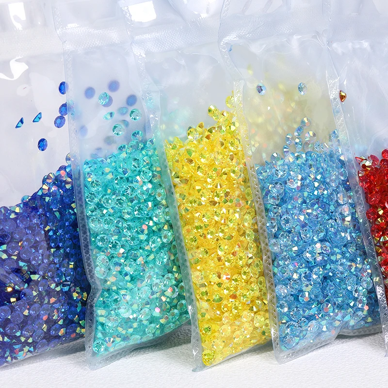 Resin Paste Drill Gem 10000pcs Resin Rhinestone Nails Art Decorations