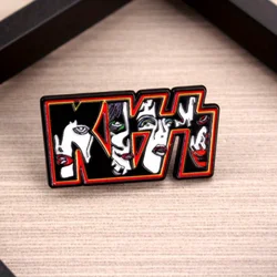 Bold Rock Style Enamel Pin with Durable Alloy Design (D18 - 3 - 851)
