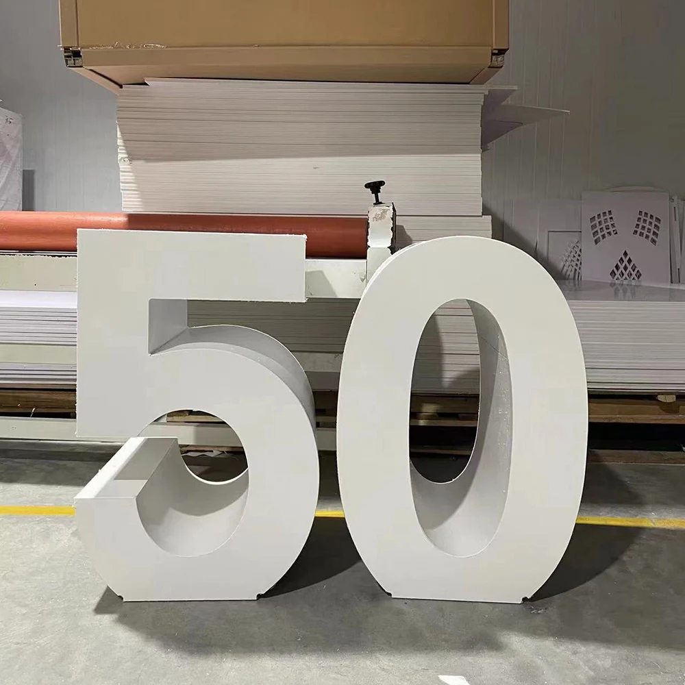

Элегантная белая настольная Основа 50 цветов с крышкой для ресторана, свадьбы, дня рождения, украшение для вечеринки, Настольная основа с цифрами