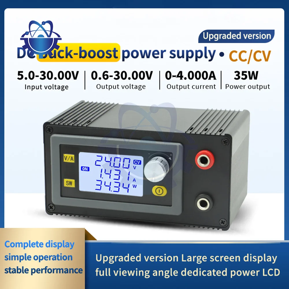 

DC 0.5-30V 4A With LED Display Buck Boost Converter Variable Voltage Regulator Adjustable Voltage Regulated Lab Power Supply