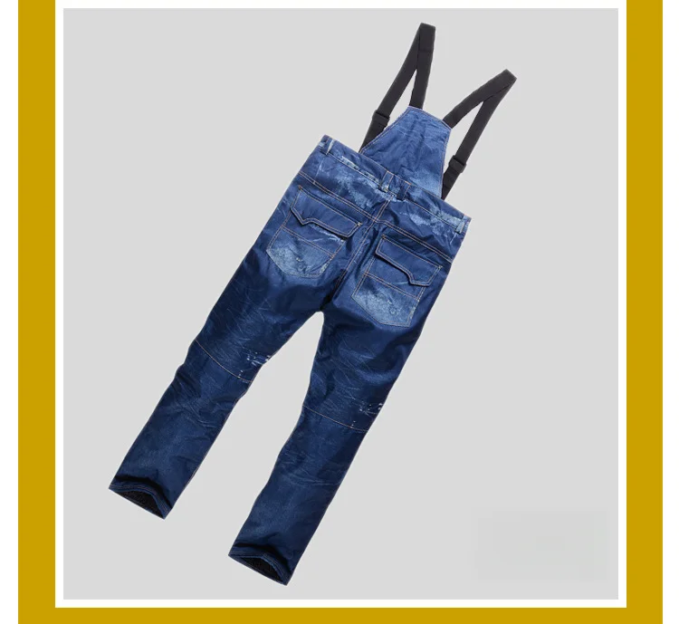 Jeans Sci Antivento, Impermeabile, Spesso, Caldo e Durevole Pantaloni di Cotone_voghion.com
