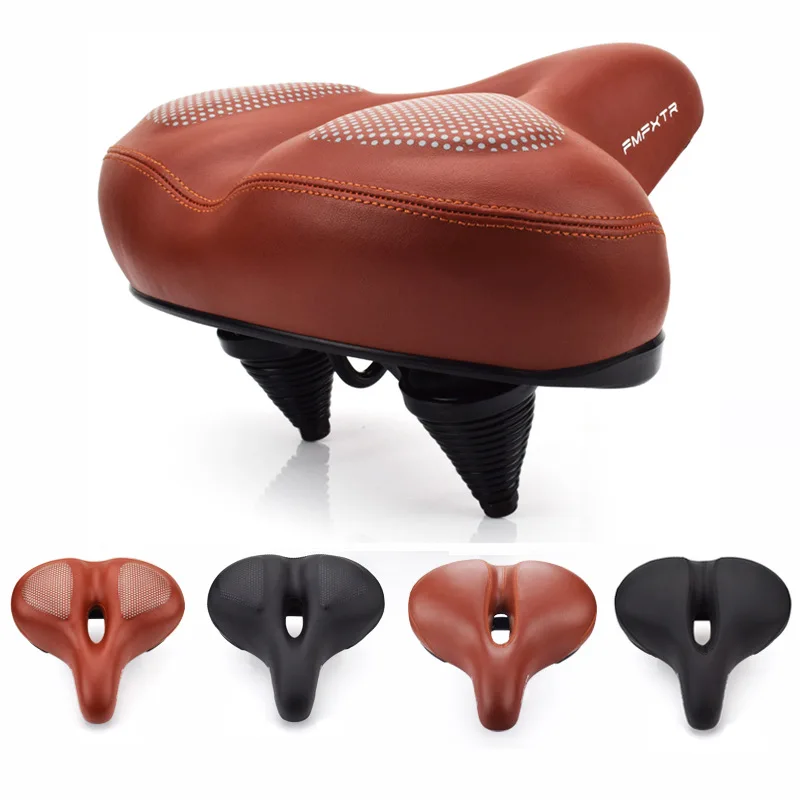 

Soft Mtb Saddle Thickened Sponge Bicycle Saddle Long Distance Silicone Saddle Road Bicycle Seat Cushion Spring Shock Absorption