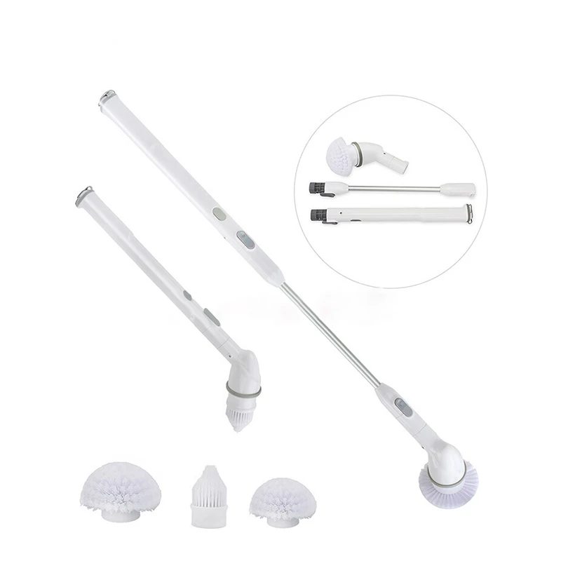 

Cordless electric cleaning brush for floor bathroom toilet