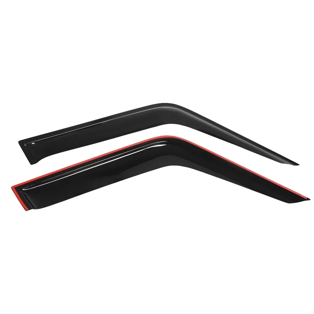 2Pcs Side Door Window Visors For Toyota Landcruiser 70 76 78 79 SERIES 2 DOOR Rain Awnings Shelter Deflector Weathershield