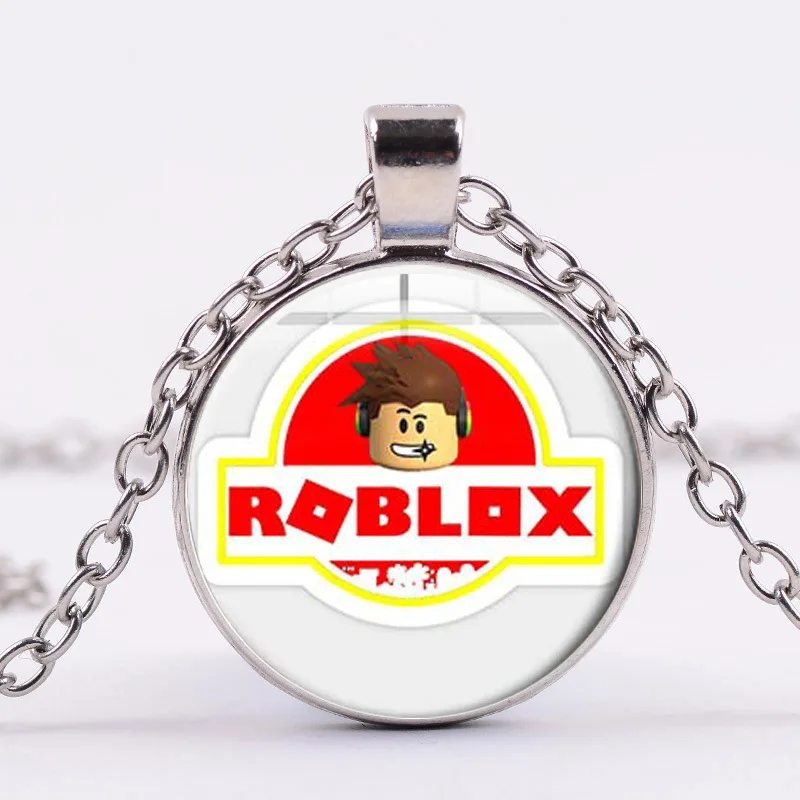 ROBLOX-Colar do mundo virtual periférico do jogo para crianças, pendente do  tempo Gem, presente criativo do aniversário - AliExpress