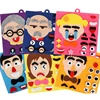 Puzzle Felt Non-woven Fabric Early Childhood Education for Children Manual DIY Cognitive Facial Expression Stickers TMZ 1
