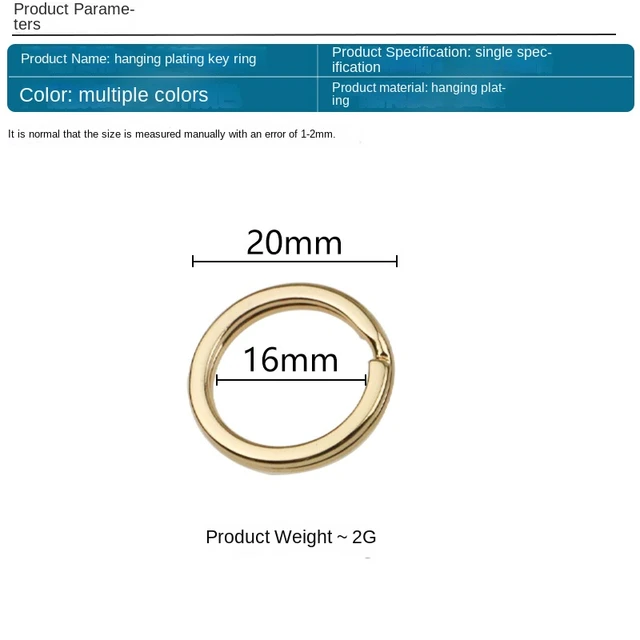 round split key rings bulk for