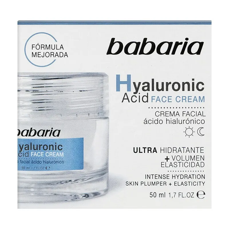 BABARIA Facial Cream Ultra Moisturizing Hyaluronic Acid Jar 50 ml