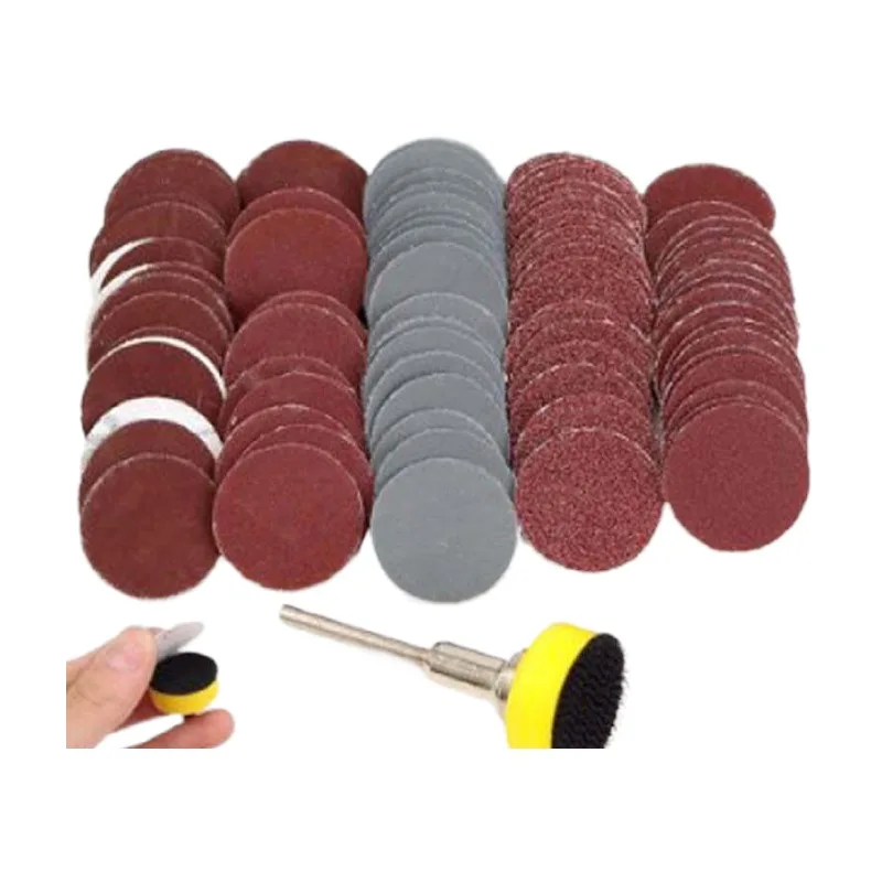 Sanding Paper 100-3000 Grit Polishing Discs Pad Sandpapers 102Pcs/Set 1inch 25mm For Dremel Rotary Abrading Tools Accessory