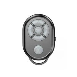 Universal Bluetooth Remote Control for Smartphones - Selfie Stick & Camera Controller (Black)
