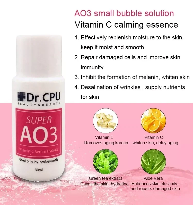 Concentrated Aqua Peeling Solution AS1 SA2 AO3 for Hydrafacial Dermabrasion Beauty Machine Facial Skin Care 5