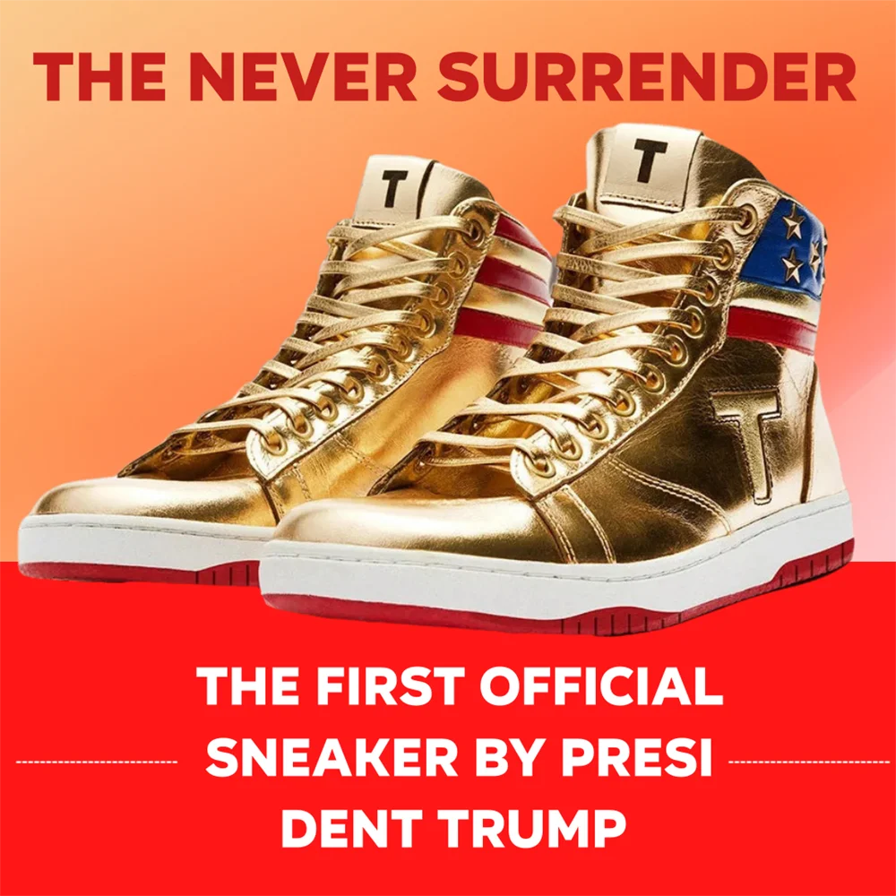 

The First Official Sneaker By President Trump for Men Casual Shoes Men's High-top Casual Fashion Shoes