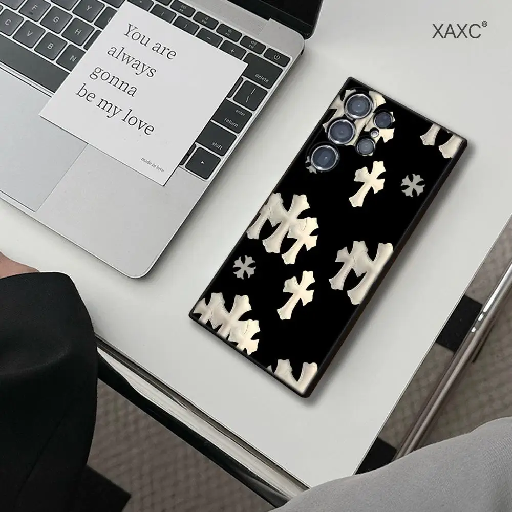 Luxury Cross Back Cover Phone Case - Premium TPU Soft Shell Design